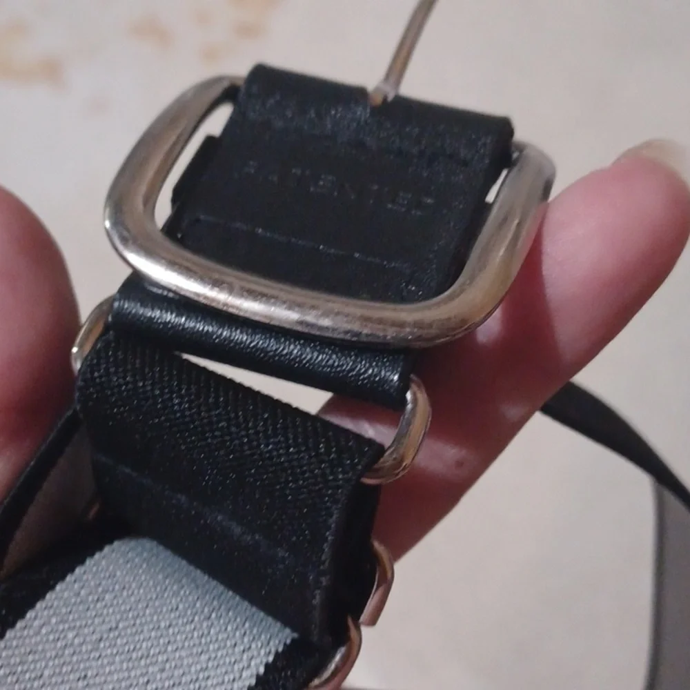 Adidas black baseball belt